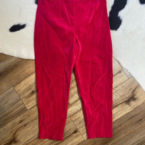 Frances Valentine Lucy Pant, stretch velvet vintage velour - Picture 3 of 9